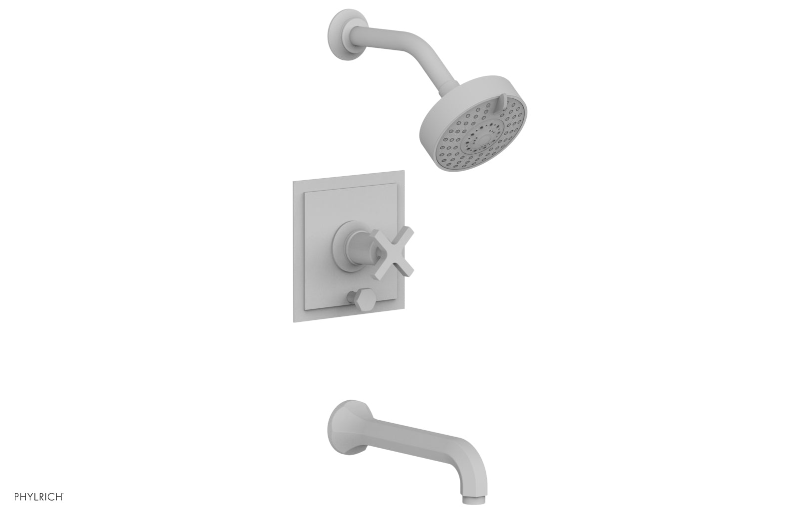 Phylrich HEX MODERN Pressure Balance Tub and Shower Set