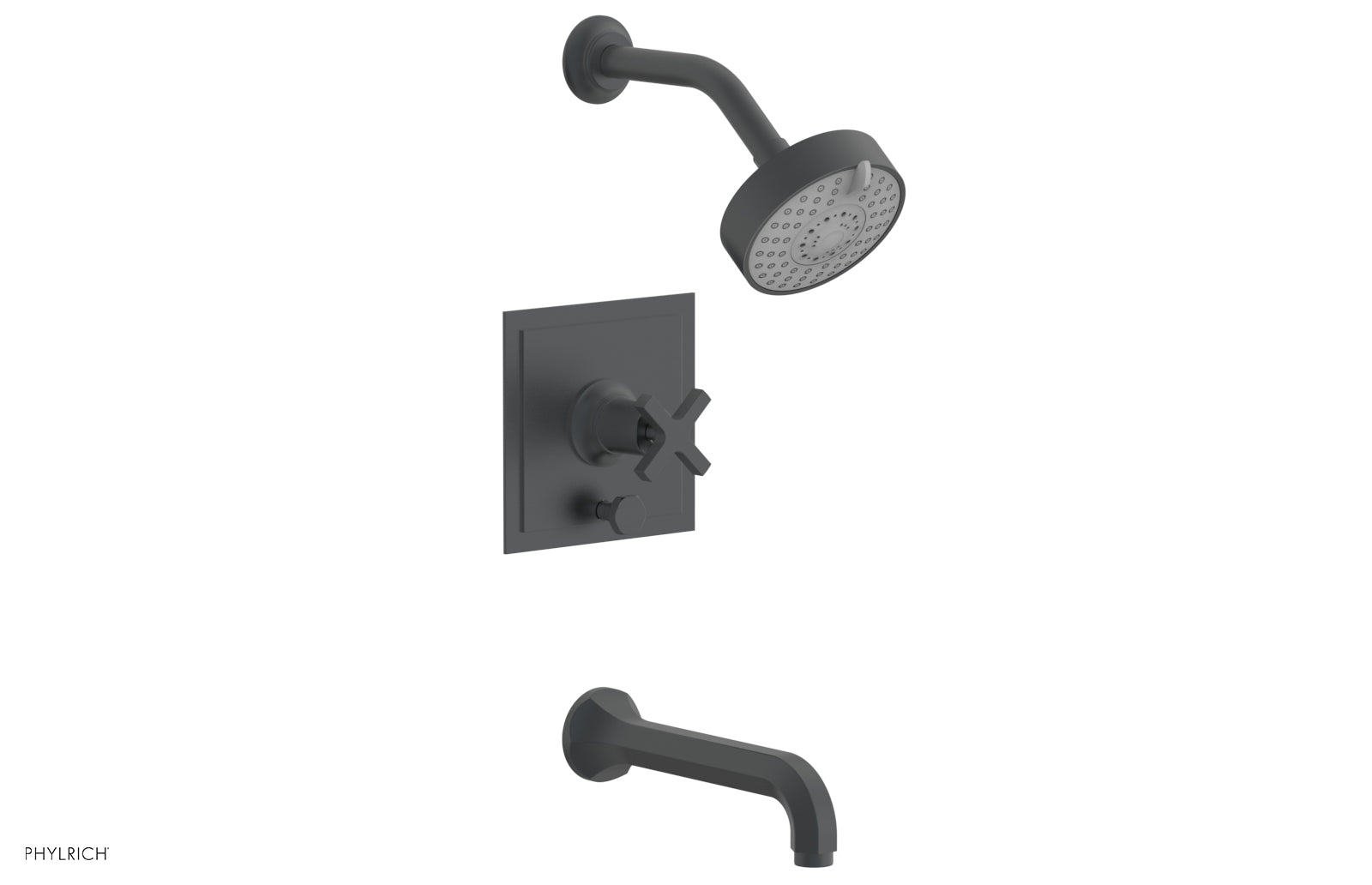 Phylrich HEX MODERN Pressure Balance Tub and Shower Set