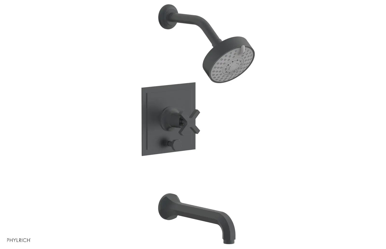 Phylrich HEX MODERN Pressure Balance Tub and Shower Set by Phylrich