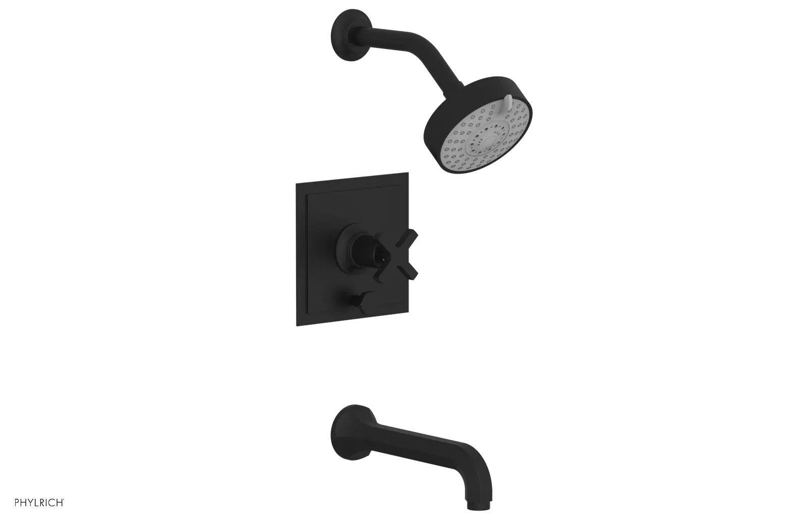 Phylrich HEX MODERN Pressure Balance Tub and Shower Set by Phylrich