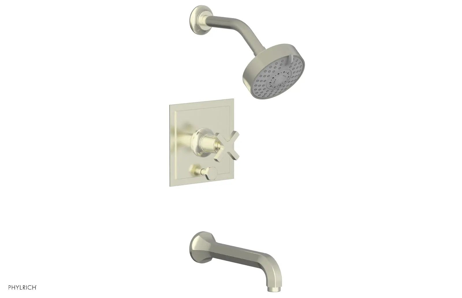 Phylrich HEX MODERN Pressure Balance Tub and Shower Set by Phylrich