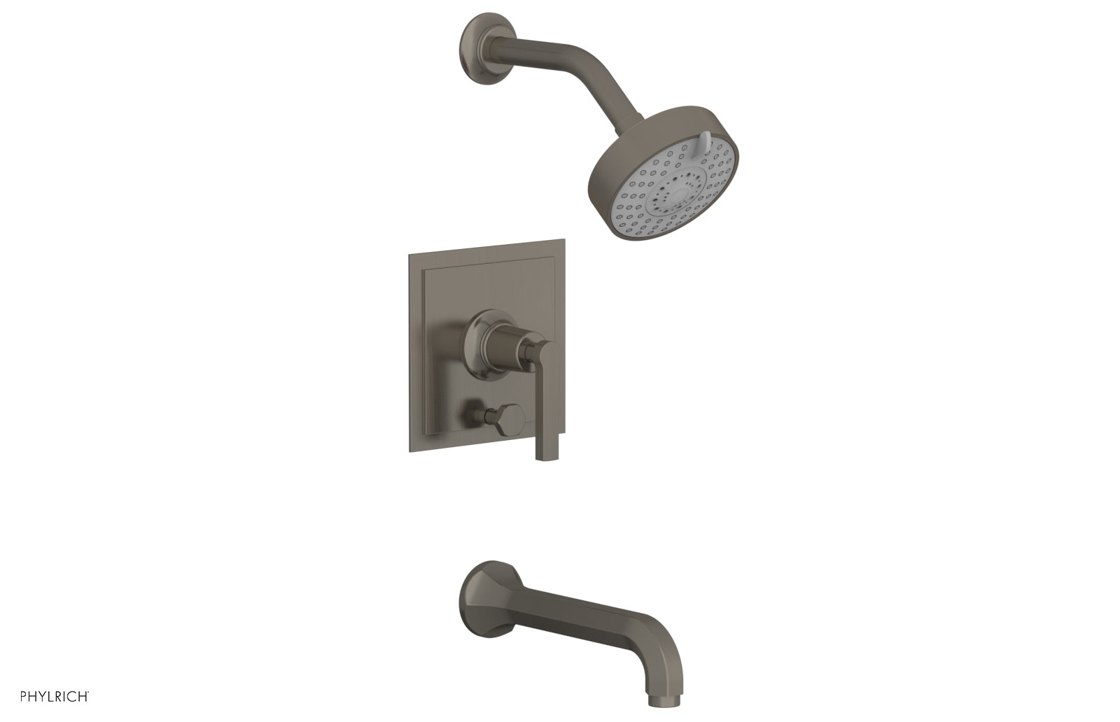 Phylrich HEX MODERN Pressure Balance Tub and Shower Set