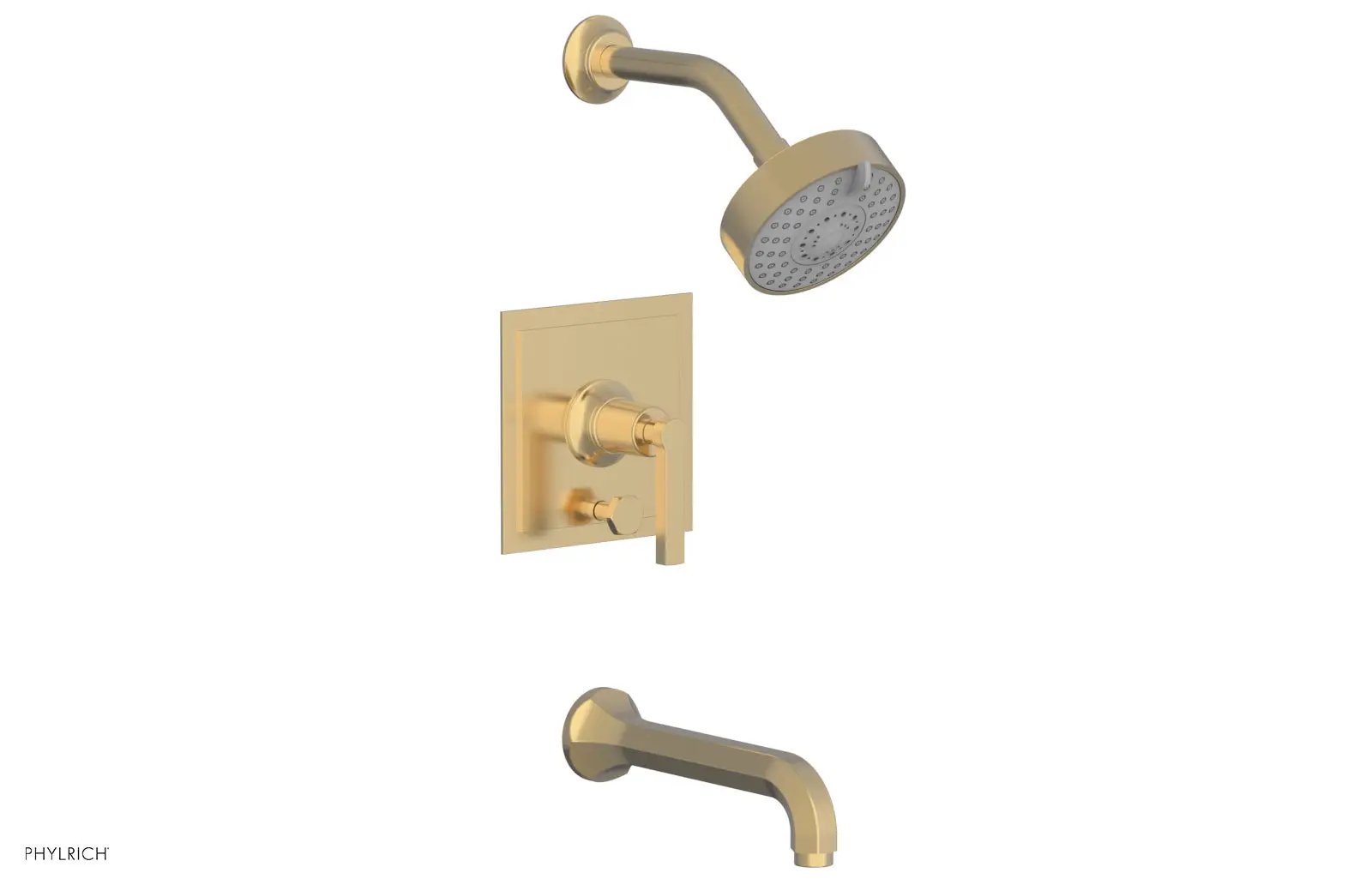 Phylrich HEX MODERN Pressure Balance Tub and Shower Set by Phylrich