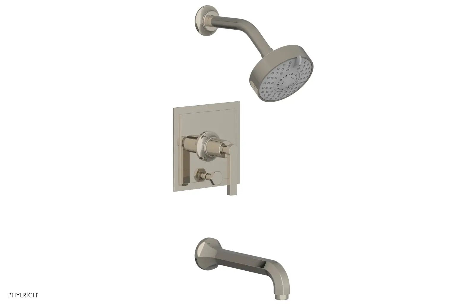 Phylrich HEX MODERN Pressure Balance Tub and Shower Set by Phylrich