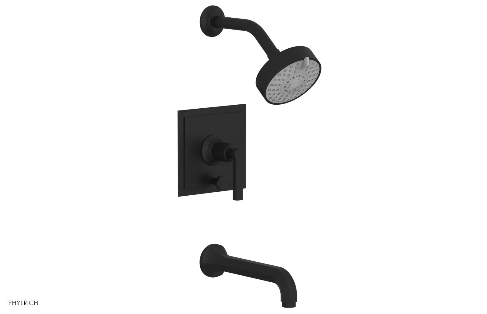 Phylrich HEX MODERN Pressure Balance Tub and Shower Set by Phylrich