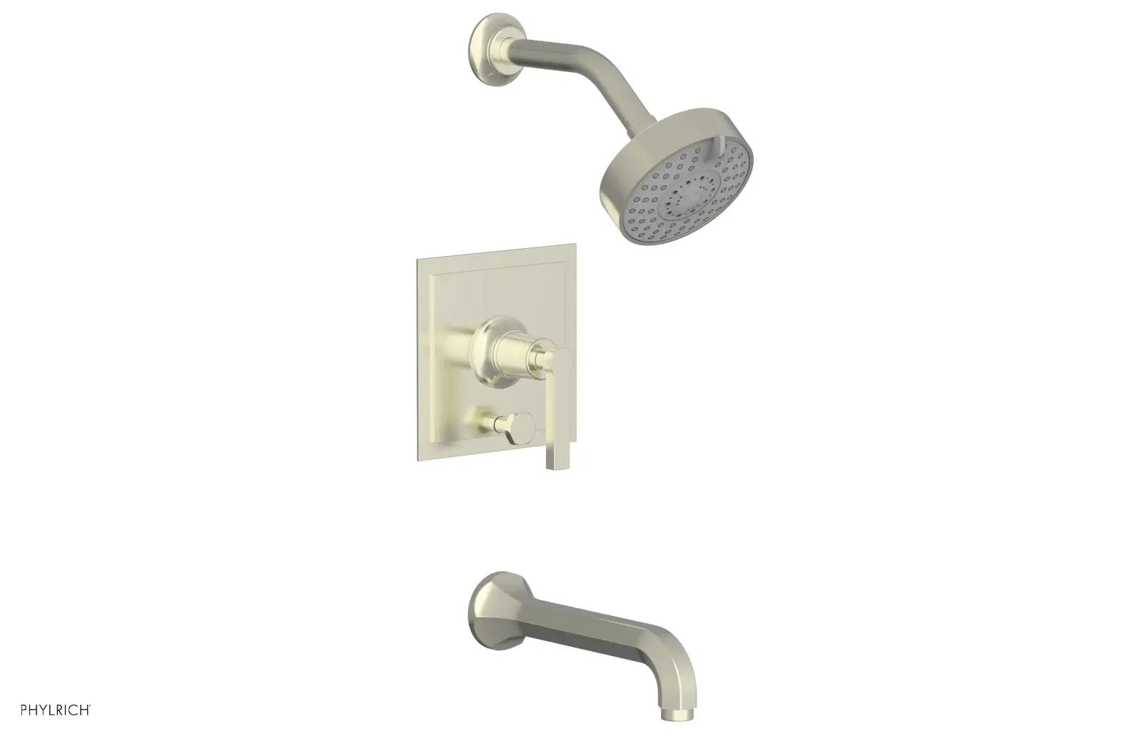 Phylrich HEX MODERN Pressure Balance Tub and Shower Set by Phylrich