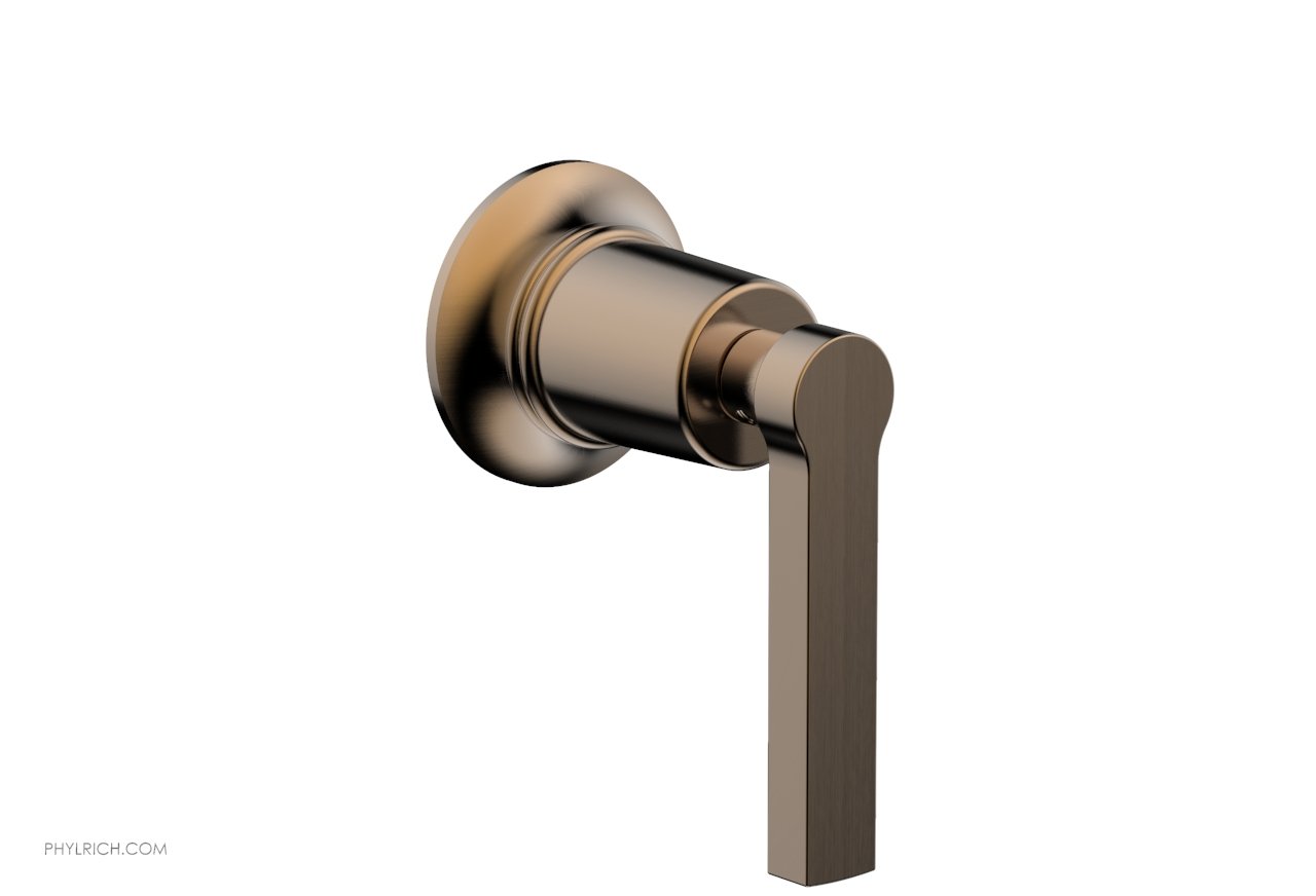 Phylrich HEX MODERN Volume Control/Diverter Trim - Lever Handle