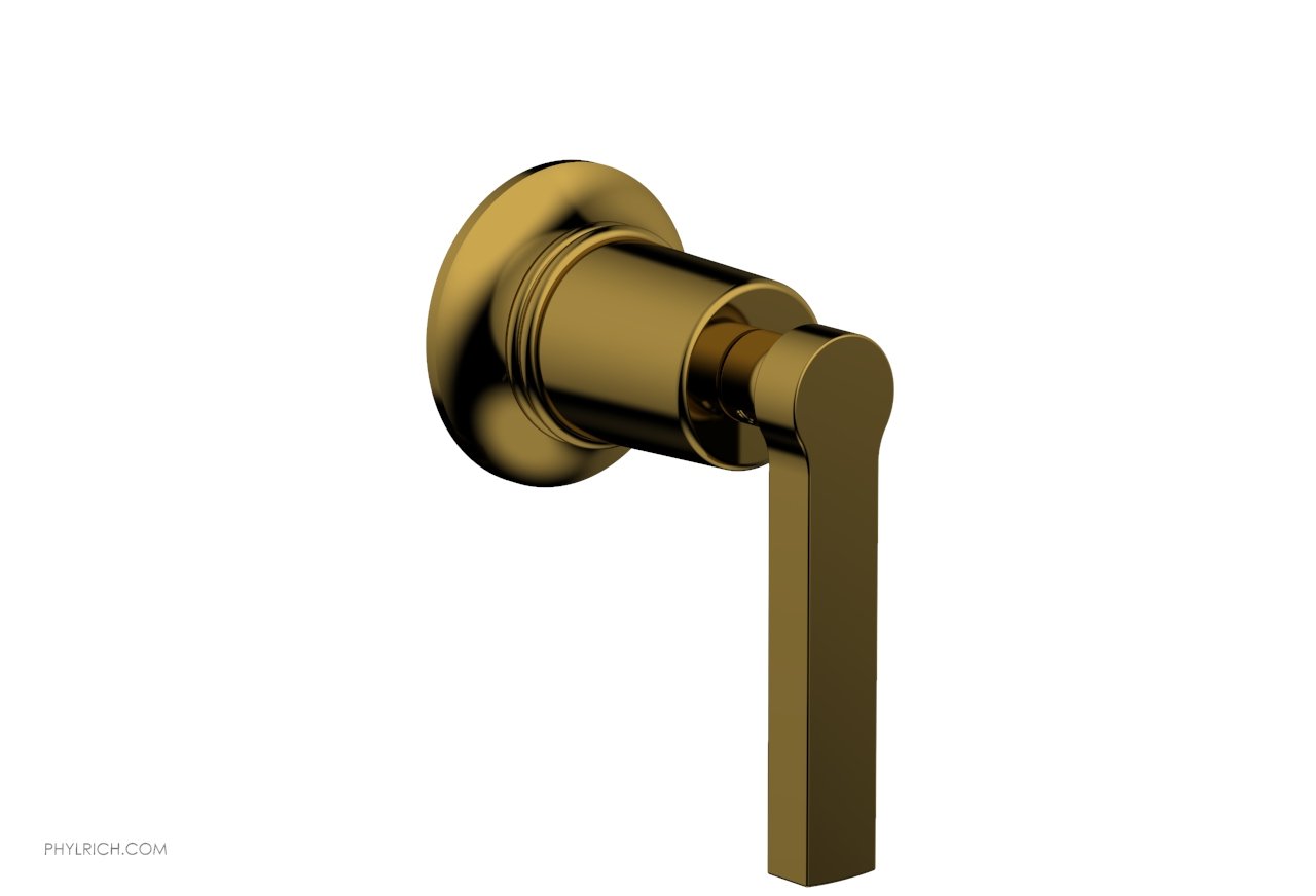 Phylrich HEX MODERN Volume Control/Diverter Trim - Lever Handle