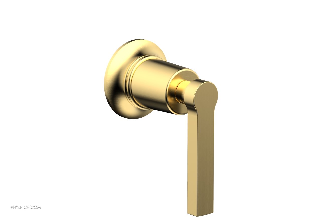 Phylrich HEX MODERN Volume Control/Diverter Trim - Lever Handle