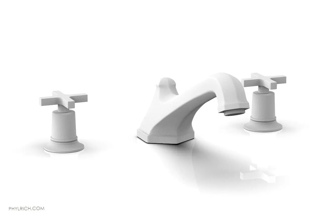 Phylrich HEX MODERN Deck Tub Set - Cross Handles by Phylrich