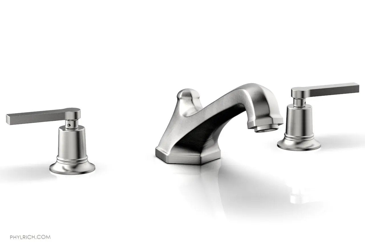 Phylrich HEX MODERN Deck Tub Set - Lever Handles by Phylrich