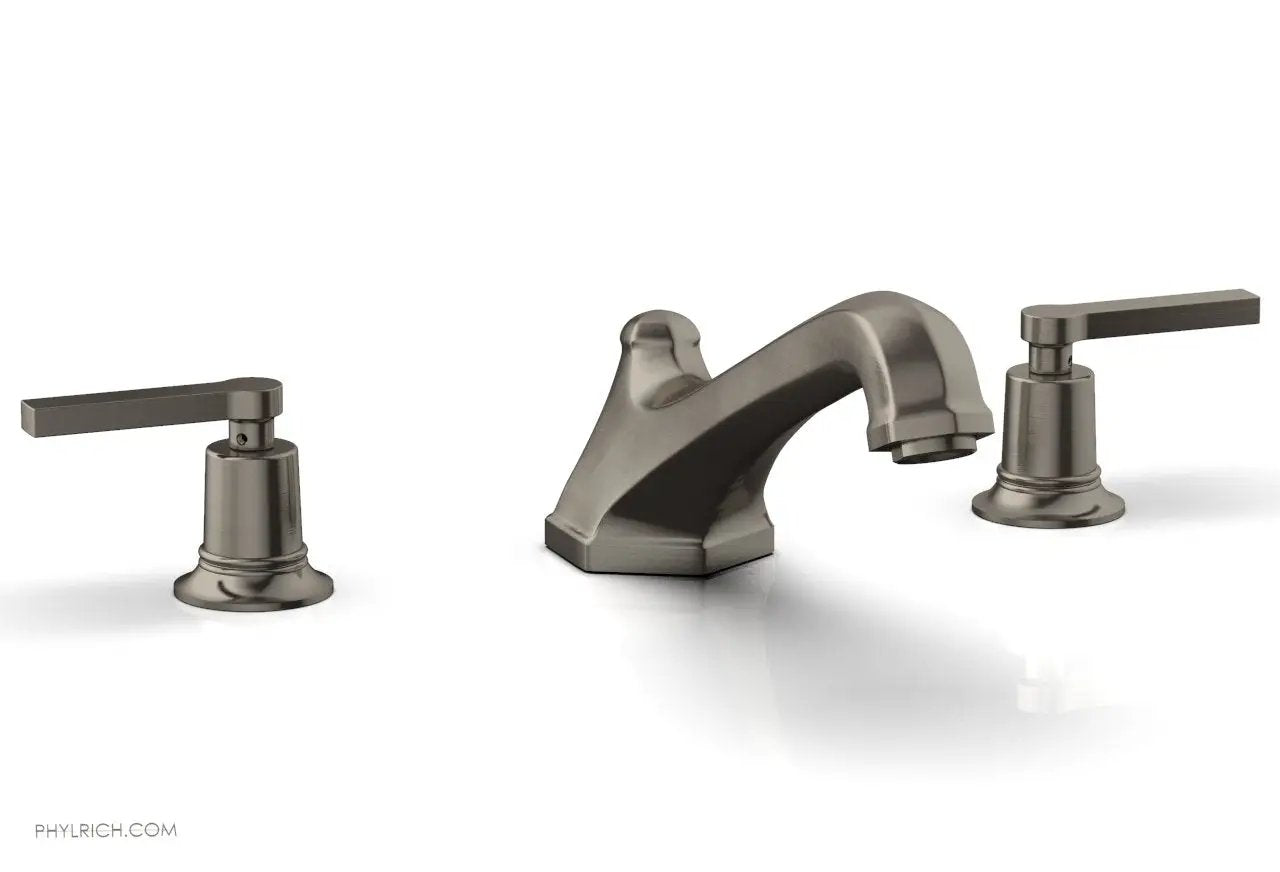 Phylrich HEX MODERN Deck Tub Set - Lever Handles by Phylrich