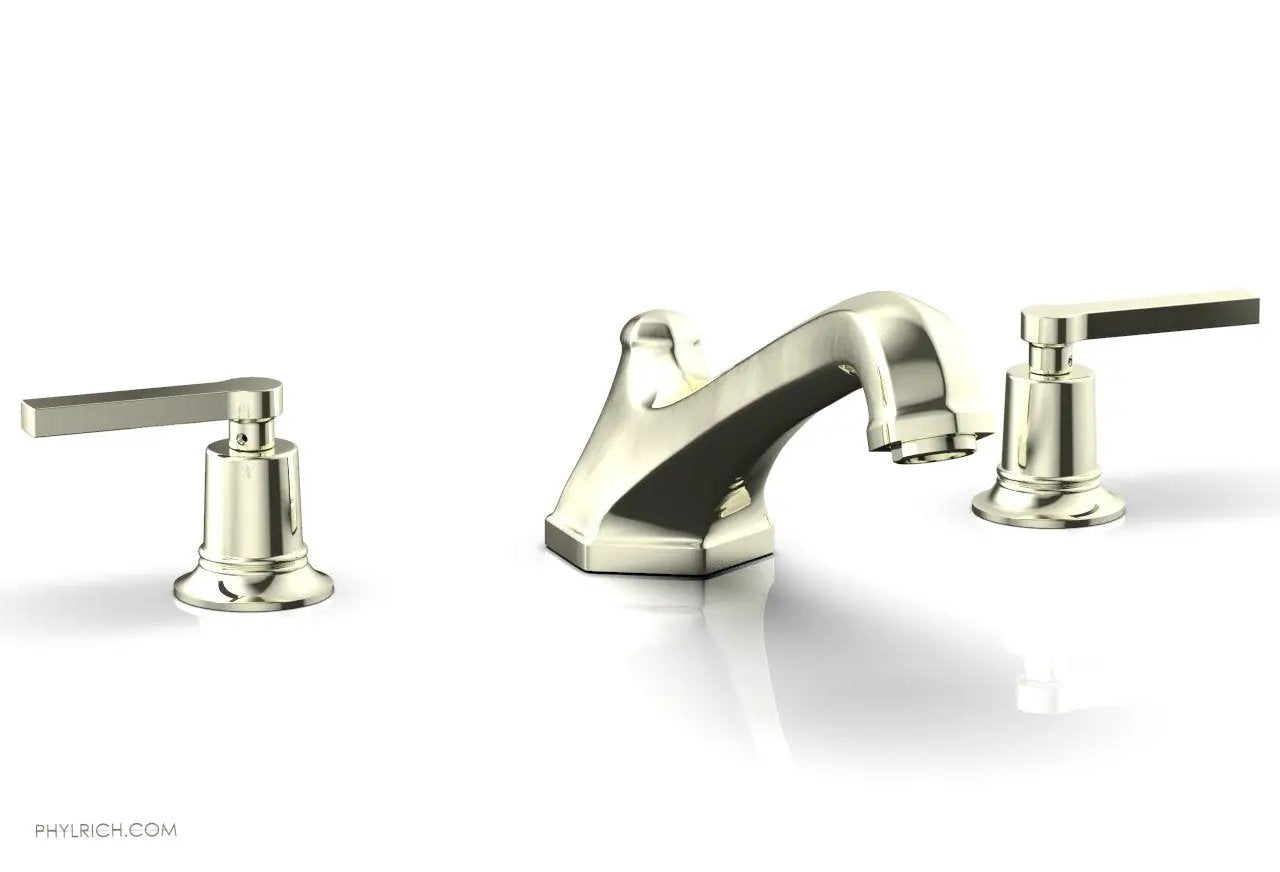 Phylrich HEX MODERN Deck Tub Set - Lever Handles by Phylrich