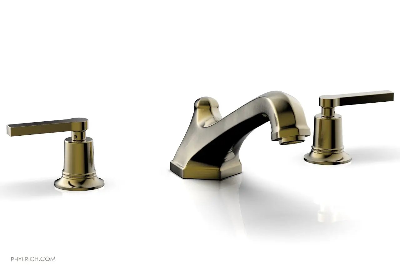 Phylrich HEX MODERN Deck Tub Set - Lever Handles by Phylrich