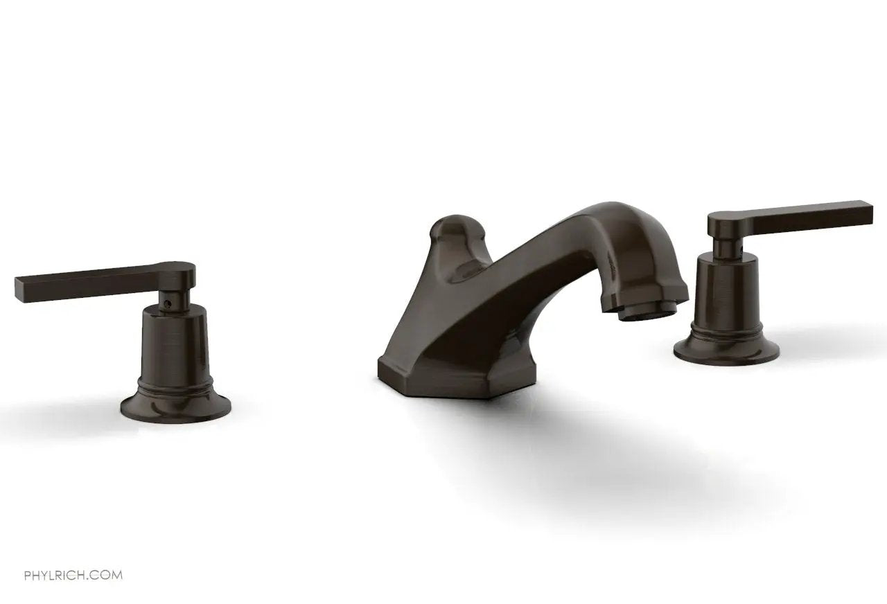 Phylrich HEX MODERN Deck Tub Set - Lever Handles by Phylrich