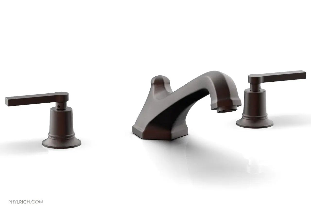 Phylrich HEX MODERN Deck Tub Set - Lever Handles by Phylrich