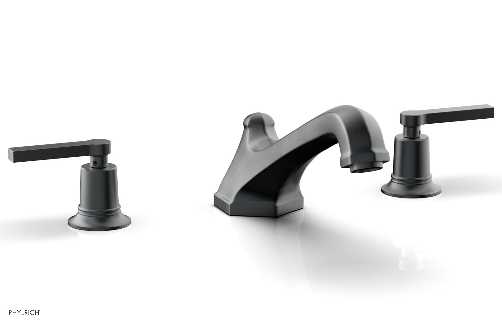 Phylrich HEX MODERN Deck Tub Set - Lever Handles