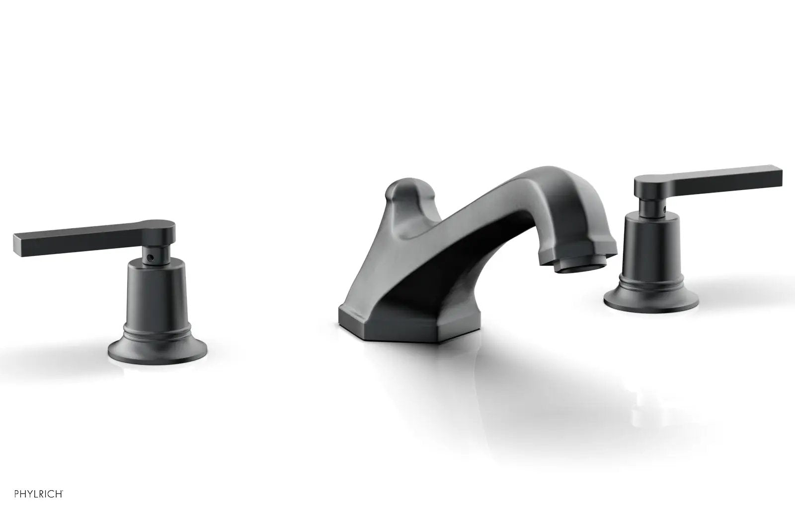 Phylrich HEX MODERN Deck Tub Set - Lever Handles by Phylrich