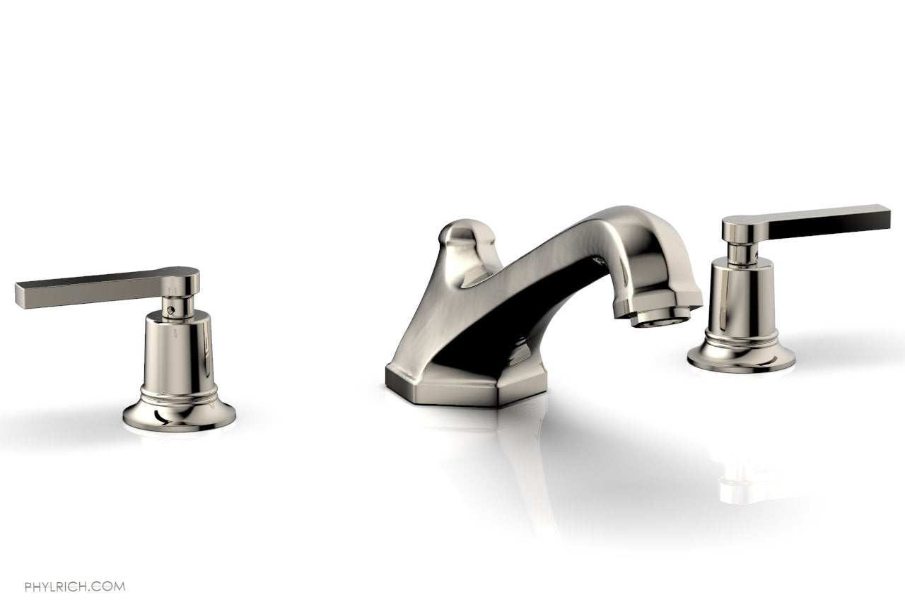 Phylrich HEX MODERN Deck Tub Set - Lever Handles