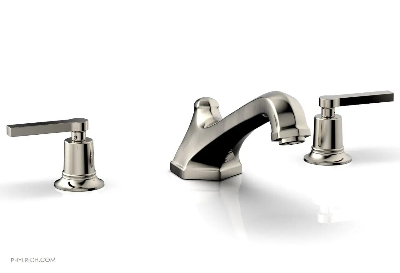 Phylrich HEX MODERN Deck Tub Set - Lever Handles by Phylrich
