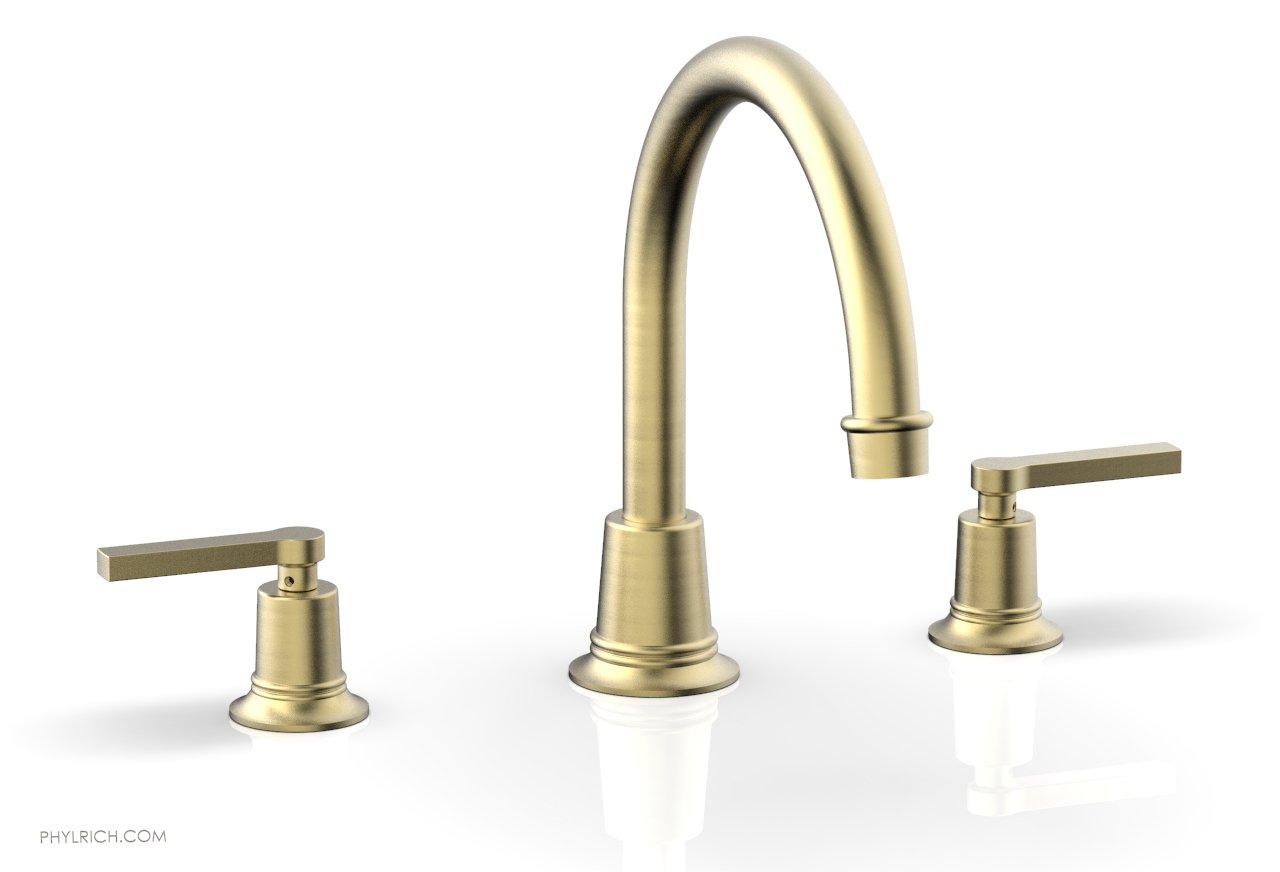 Phylrich HEX MODERN Deck Tub Set - Lever Handles