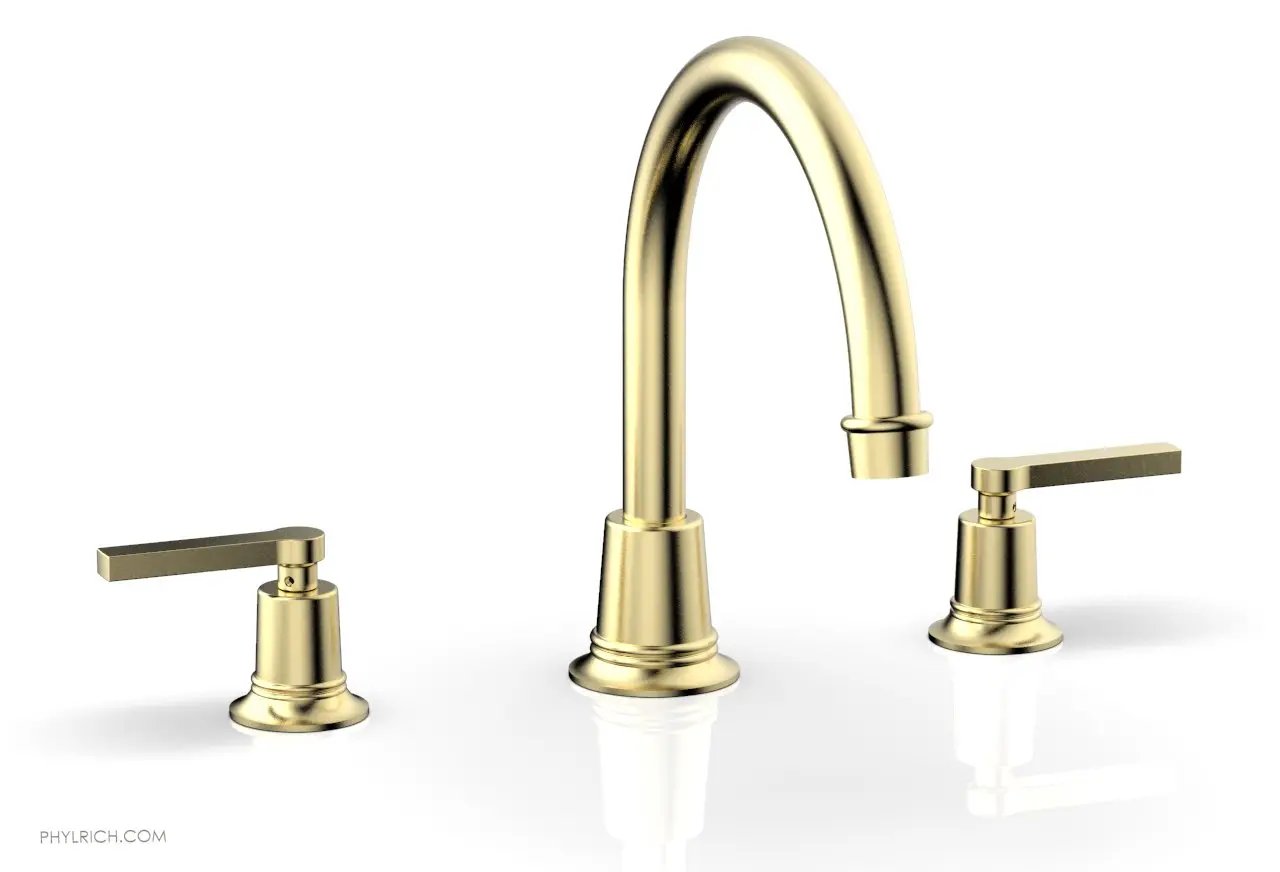 Phylrich HEX MODERN Deck Tub Set - Lever Handles by Phylrich
