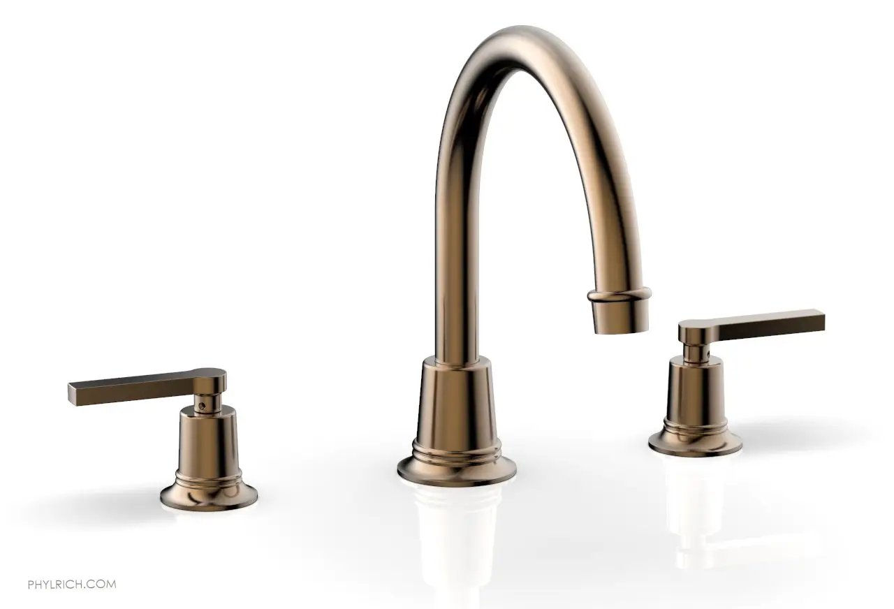 Phylrich HEX MODERN Deck Tub Set - Lever Handles by Phylrich