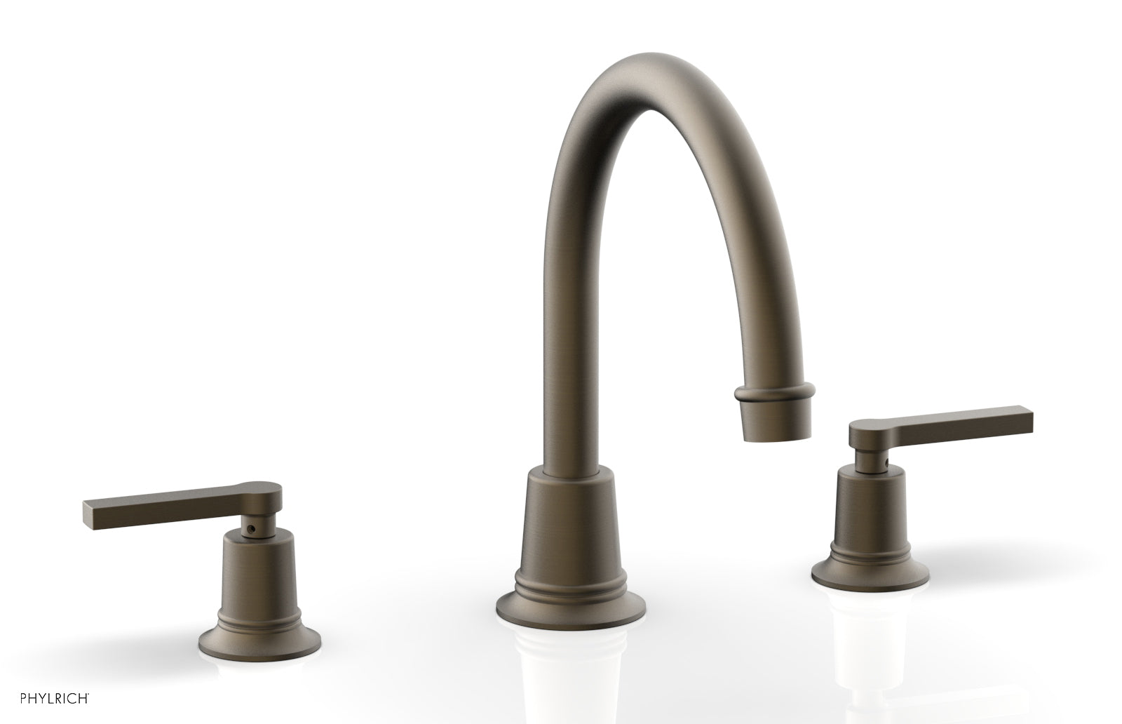 Phylrich HEX MODERN Deck Tub Set - Lever Handles