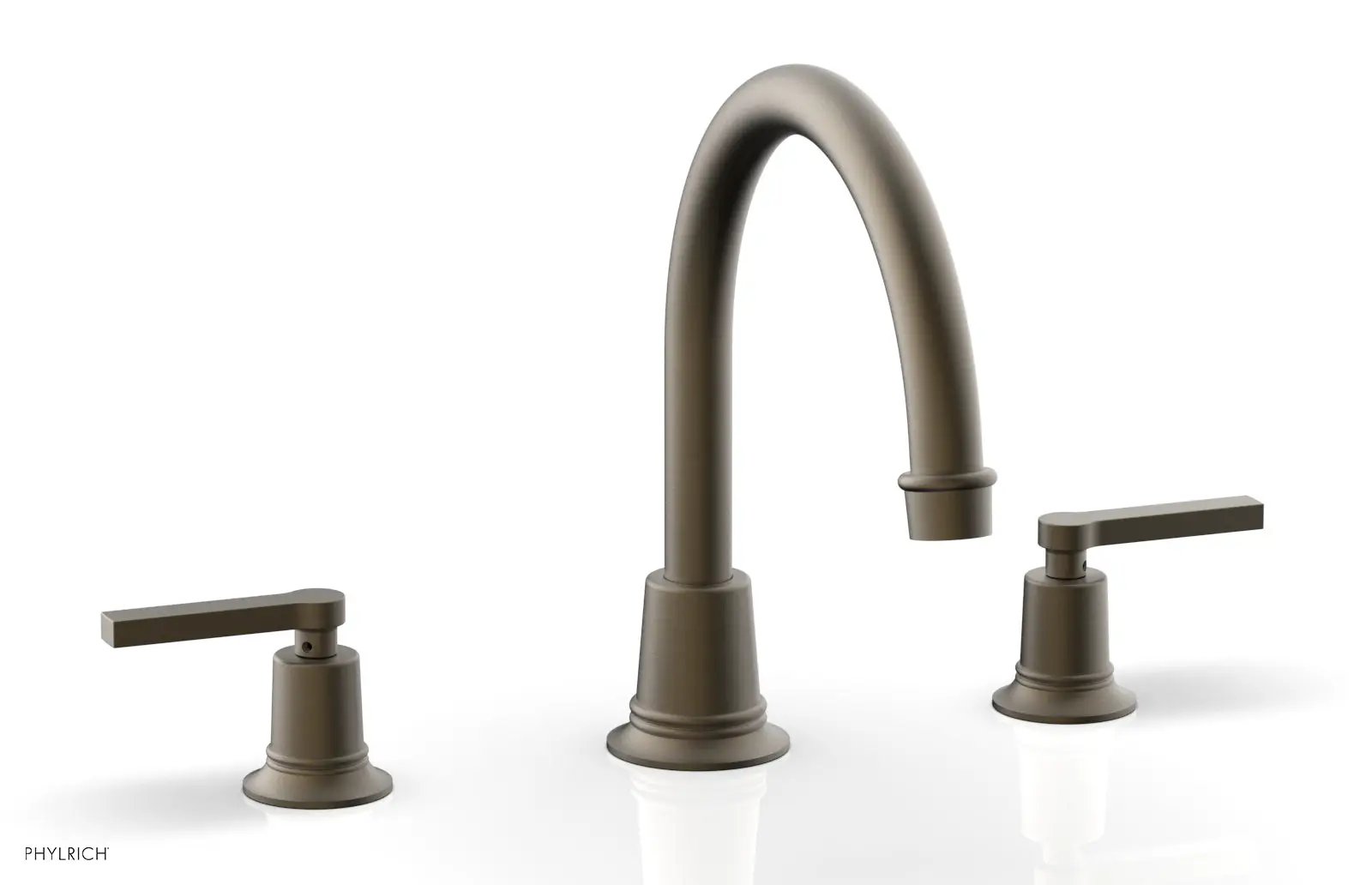 Phylrich HEX MODERN Deck Tub Set - Lever Handles by Phylrich