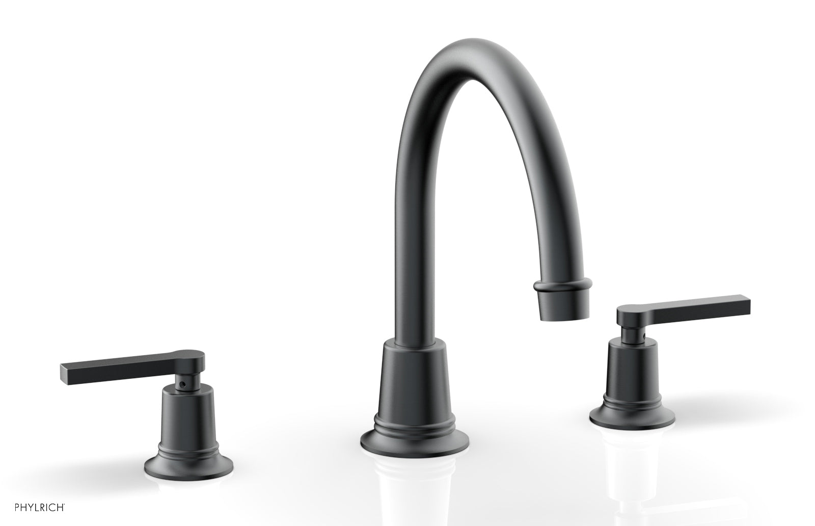 Phylrich HEX MODERN Deck Tub Set - Lever Handles