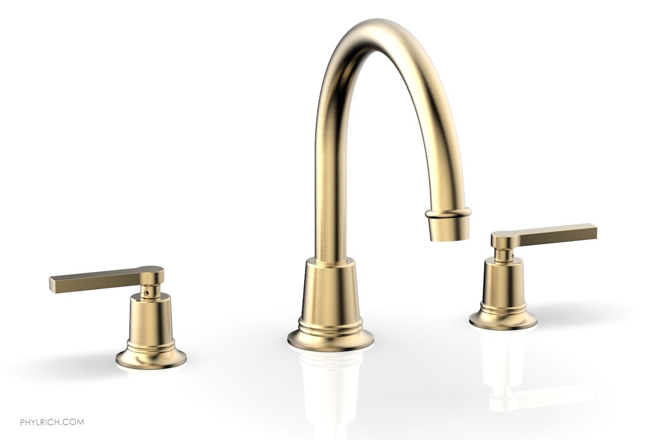 Phylrich HEX MODERN Deck Tub Set - Lever Handles by Phylrich