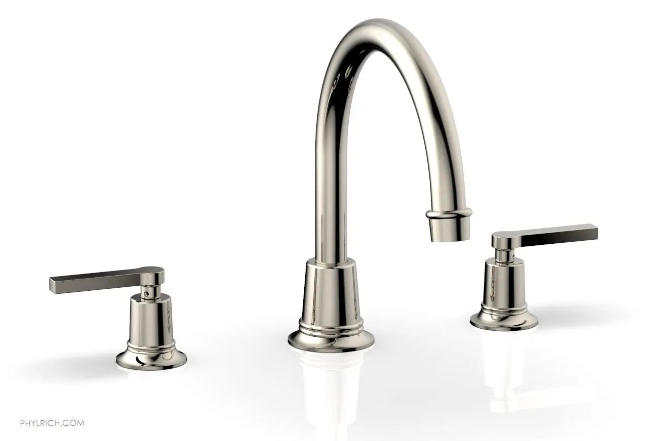 Phylrich HEX MODERN Deck Tub Set - Lever Handles by Phylrich