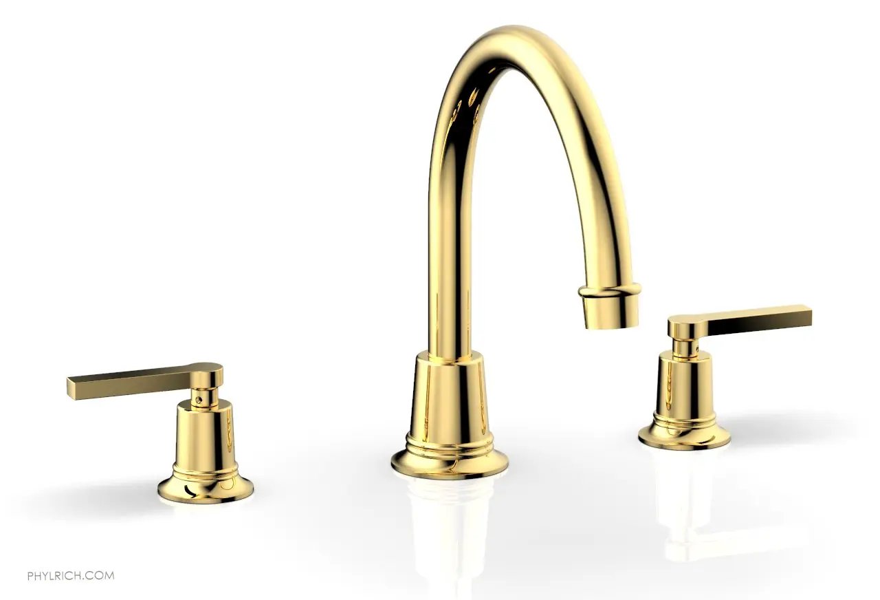 Phylrich HEX MODERN Deck Tub Set - Lever Handles by Phylrich