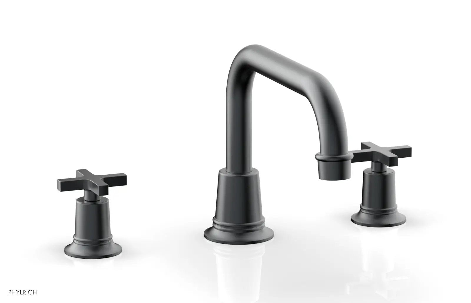 Phylrich HEX MODERN Deck Tub Set - Cross Handles by Phylrich
