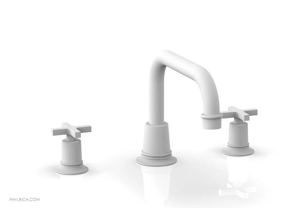 Phylrich HEX MODERN Deck Tub Set - Cross Handles by Phylrich