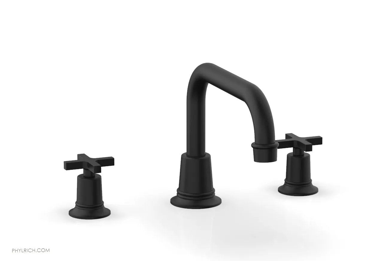 Phylrich HEX MODERN Deck Tub Set - Cross Handles by Phylrich
