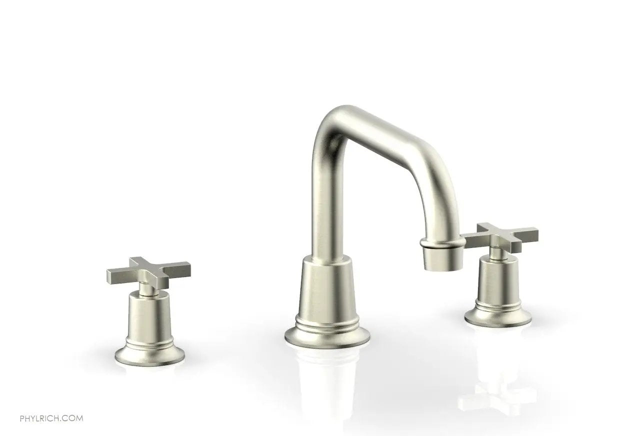 Phylrich HEX MODERN Deck Tub Set - Cross Handles by Phylrich