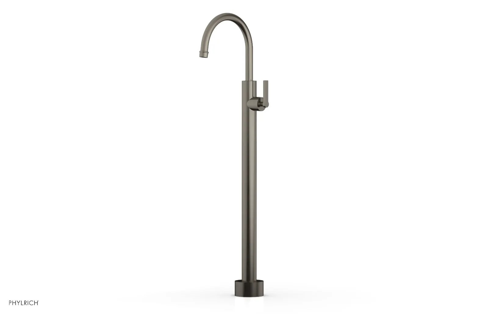 Phylrich HEX MODERN Tall Floor Mount Tub Filler - Lever Handle by Phylrich