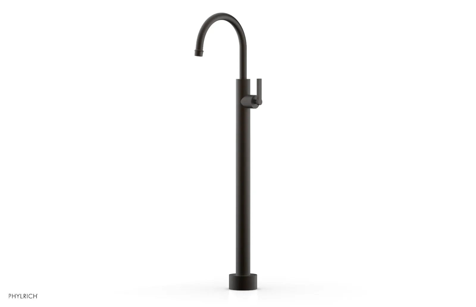 Phylrich HEX MODERN Tall Floor Mount Tub Filler - Lever Handle by Phylrich