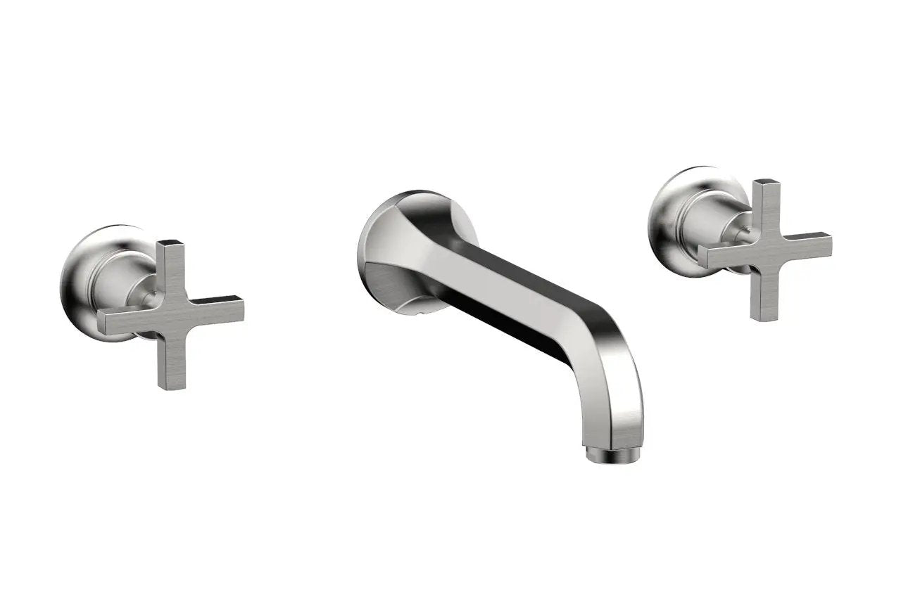 Phylrich HEX MODERN Wall Tub Set - Cross Handles by Phylrich