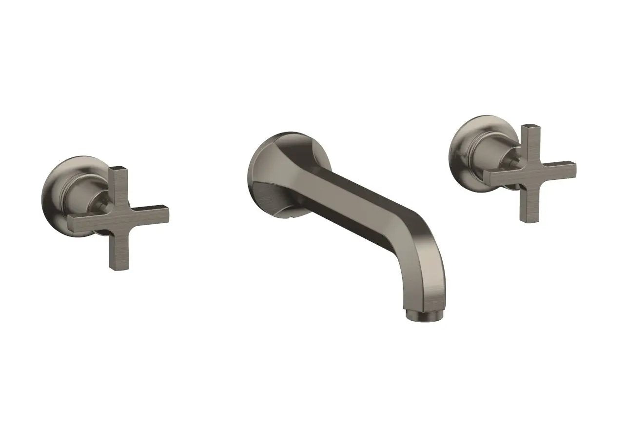 Phylrich HEX MODERN Wall Tub Set - Cross Handles by Phylrich