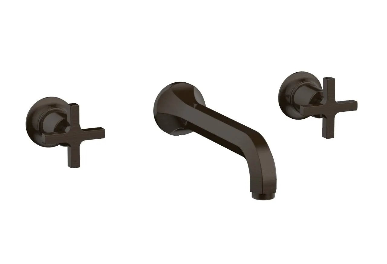 Phylrich HEX MODERN Wall Tub Set - Cross Handles by Phylrich