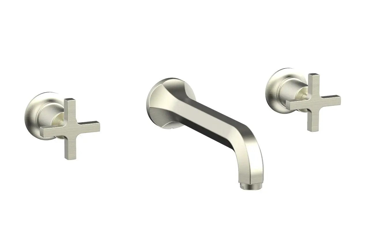 Phylrich HEX MODERN Wall Tub Set - Cross Handles by Phylrich