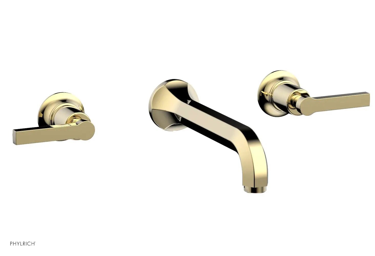 Phylrich HEX MODERN Wall Tub Set - Lever Handles by Phylrich