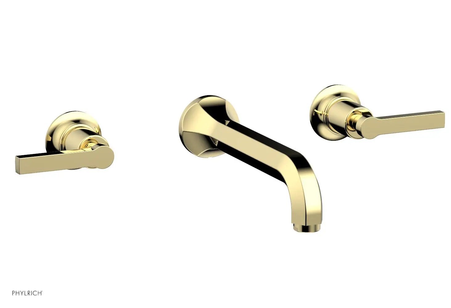 Phylrich HEX MODERN Wall Tub Set - Lever Handles by Phylrich