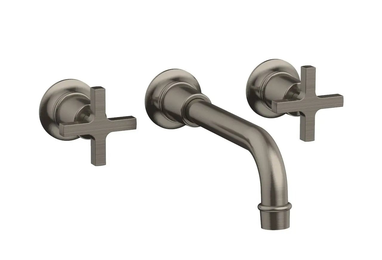 Phylrich HEX MODERN Wall Tub Set - Cross Handles by Phylrich