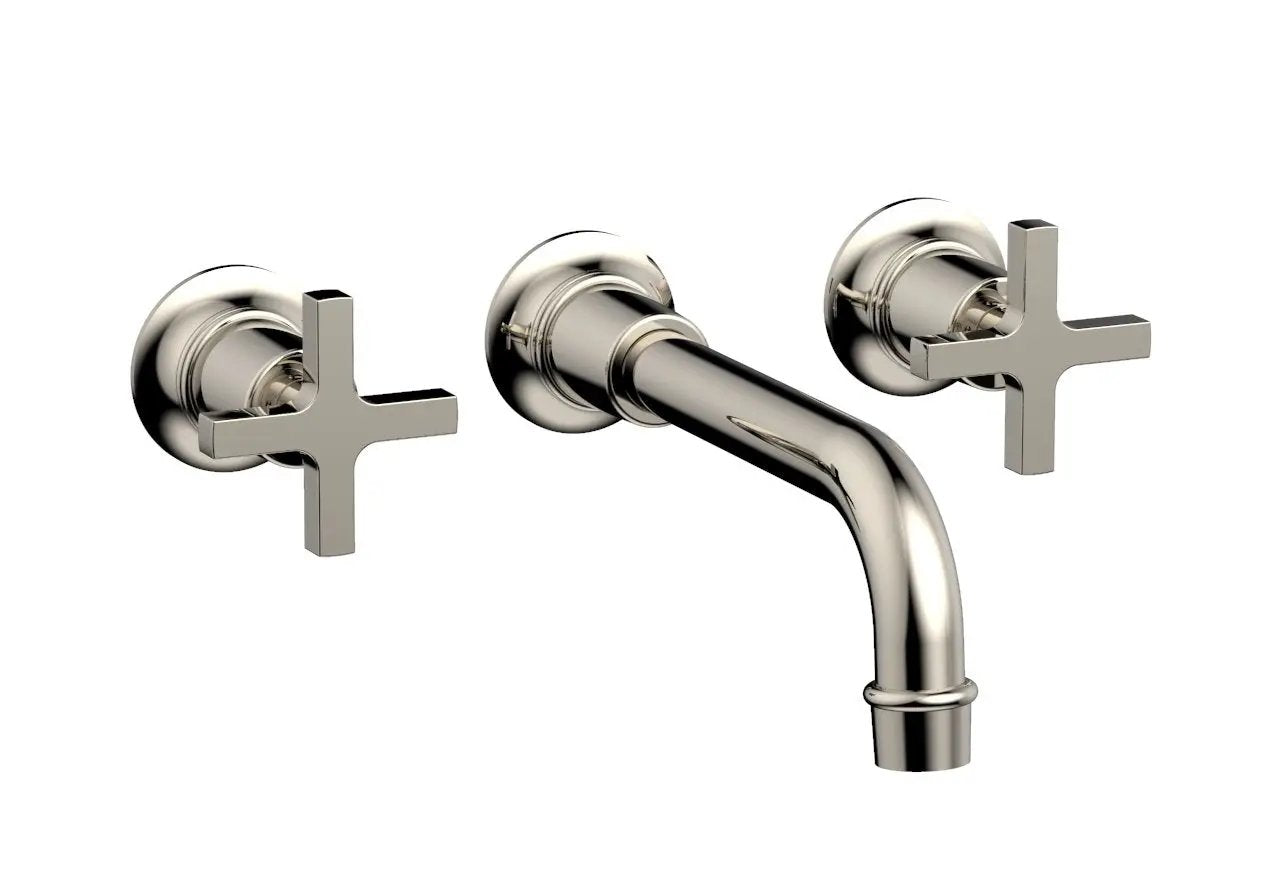 Phylrich HEX MODERN Wall Tub Set - Cross Handles by Phylrich