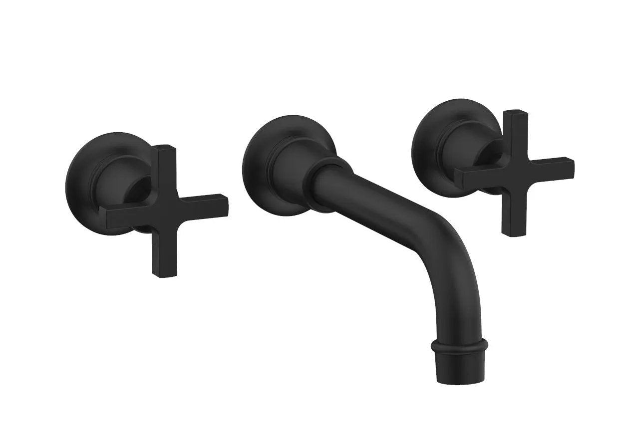Phylrich HEX MODERN Wall Tub Set - Cross Handles by Phylrich