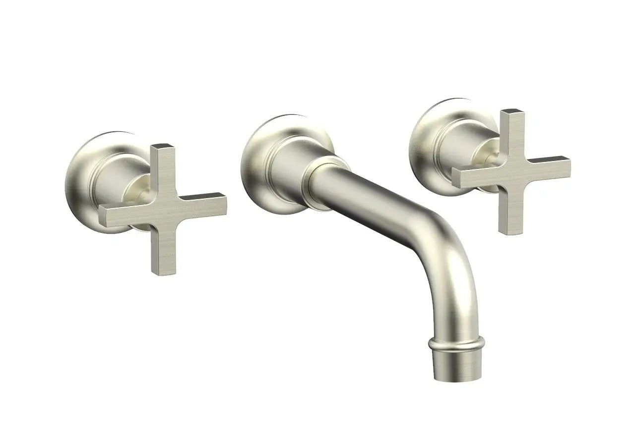 Phylrich HEX MODERN Wall Tub Set - Cross Handles by Phylrich
