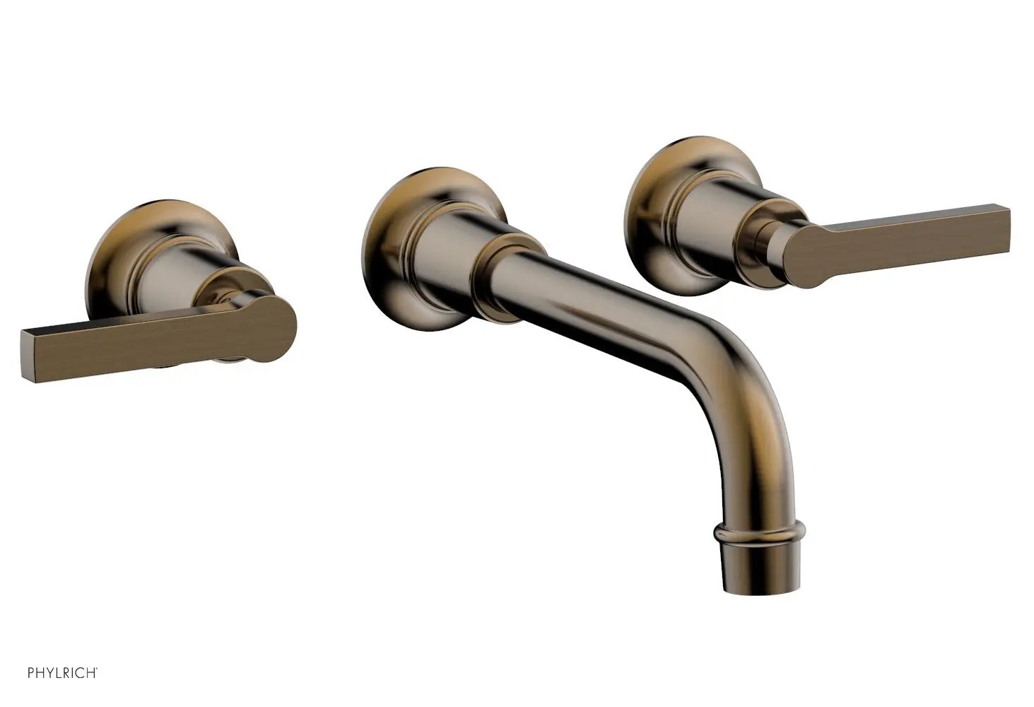 Phylrich HEX MODERN Wall Tub Set - Lever Handles by Phylrich